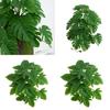Monstera Deliciosa 3d Printed Artificial Plant With Wooden Stake For Home Decor And Photography Props