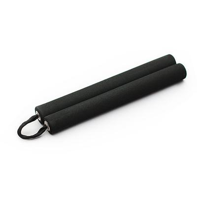 Nunchakus Sponge PVC Black Kung Fu Training Nunchakus for Children Beginners Kindergarten Morning Exercise with Rope