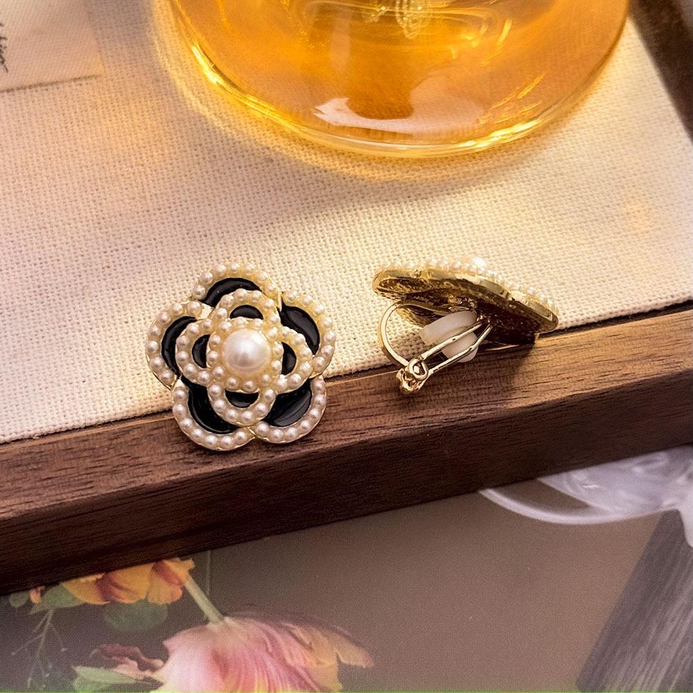 High-End Französische Dreieck Ohrclips ohne Piercing - Damen Einfache, Elegante, Luxuriöse Ohrringe