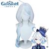 Genshin Impact Focalors Cosplay Wig High-quality Heat Resistant Hair Fiber