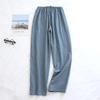 Langsha Men's Cotton Plaid Lounge Pants