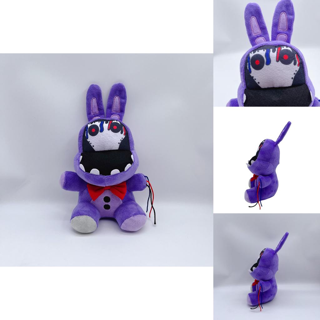 Cute Fnaf Series Midnight Bear Skeleton Purple Rabbit Plush Toy Animal Category