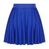 Falda de Color Sólido con Volantes para Mujer: Falda Acampanada Casual con Cintura Elástica para Ropa de Estar en Casa Ropa Deportiva