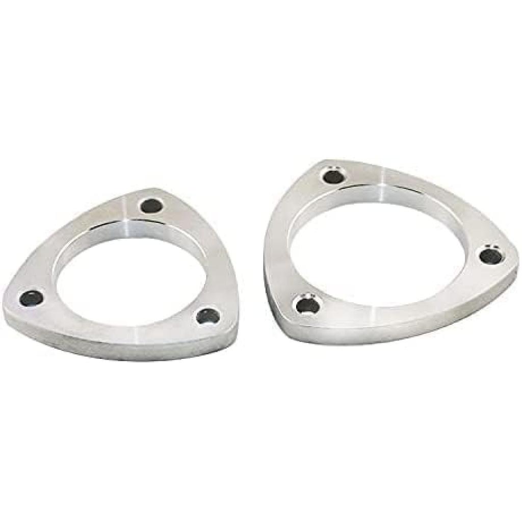 2" 3 Bolt Exhaust Flange Exhaust Gasket Exhaust Flange Connection Kit Fit for 51mm Exhaust Stainless Bros SS304-1 Pcs Flange and 1 Pcs Gasket