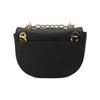 Versace Jeans Couture Chain Strap Silk Scarf Decorated Polyester Shoulder Crossbody Bag Women Bags Black 74VA4BAC-ZS467-899