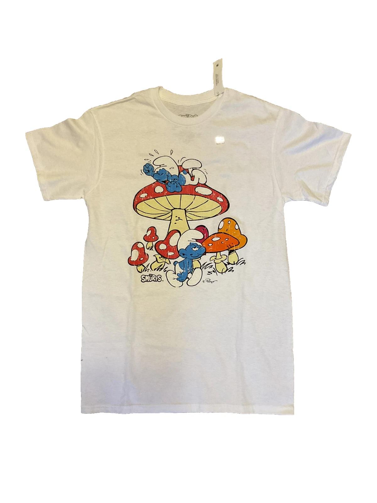 

NWT The Smurfs Mushroom T Shirt Adult 3XL M