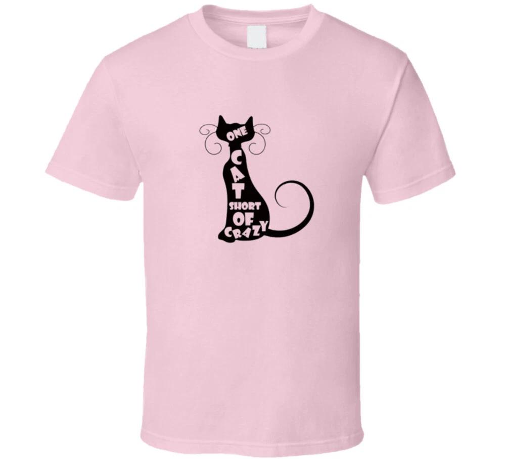 

One Cat Short Of Crazy T Shirt L