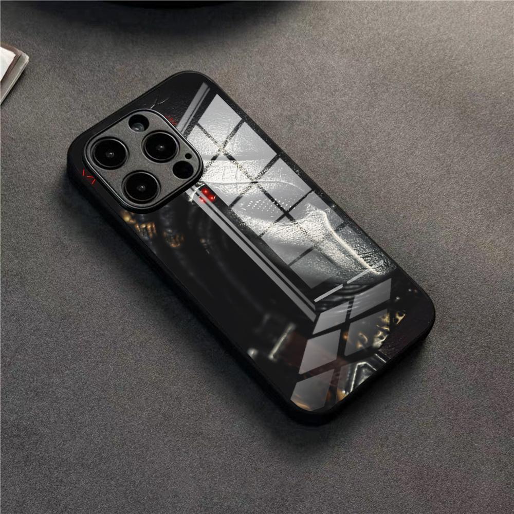 

Чехол для телефона Хищник (P-Predator) для 17 Pro Max IPhone 16 Pro 14 12 11 13 Mini X XR XS 15 Plus SE Стеклянная крышка iPhone13 Pro