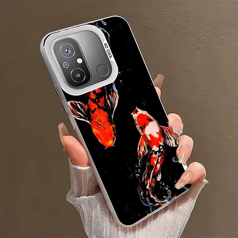 

Golden Carp Lucky Koi Soft Phone Case for Xiaomi Redmi 15C 15 14C 13C 12C Poco X5 X6 X7 Pro X3 F8 F7 Ultra M8 13 12 Cover Back S Xiaomi Redmi 10