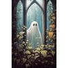 Dark Academia Art Haunting Ghost Poster Prints Halloween Home Decor Haunted House Gothic Vampire Canvas Painting Wall Art