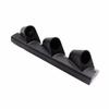 Car Triple Gauge Pillar Pod Gauge Holder 52mm For Right Hand Drive Black ABS
