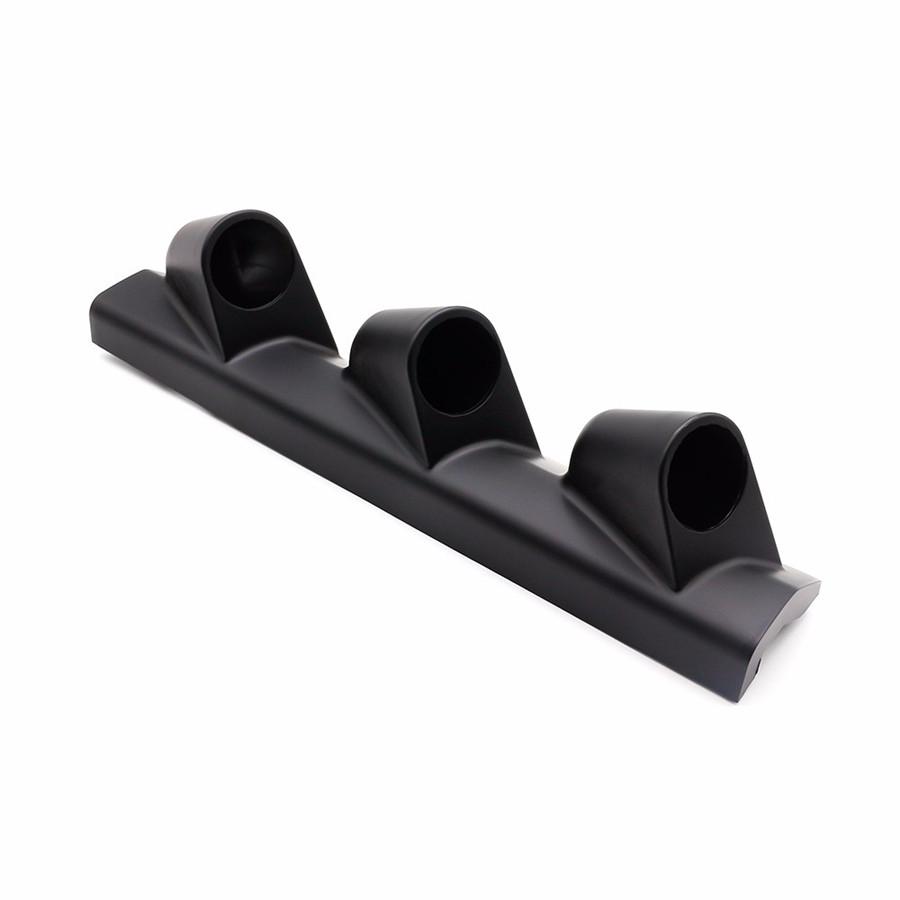 Car Triple Gauge Pillar Pod Gauge Holder 52mm For Right Hand Drive Black ABS
