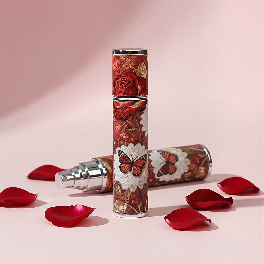 Floral Spray Bottle 10ml Cosmetic Container Portable Ultra-fine Mist Fragrance Container Travel