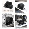 Lightweight Aluminum Bike Holder Tool Free Installation Bike Rack for Front Fork & Rear Wheel Fits Most Bike Types