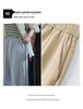 Xiao Li Plus Size Women's Milk Skin Balloon Pants: Easy-Care, Wrinkle-Resistant, Hip-Slimming Casual Summer Pants.