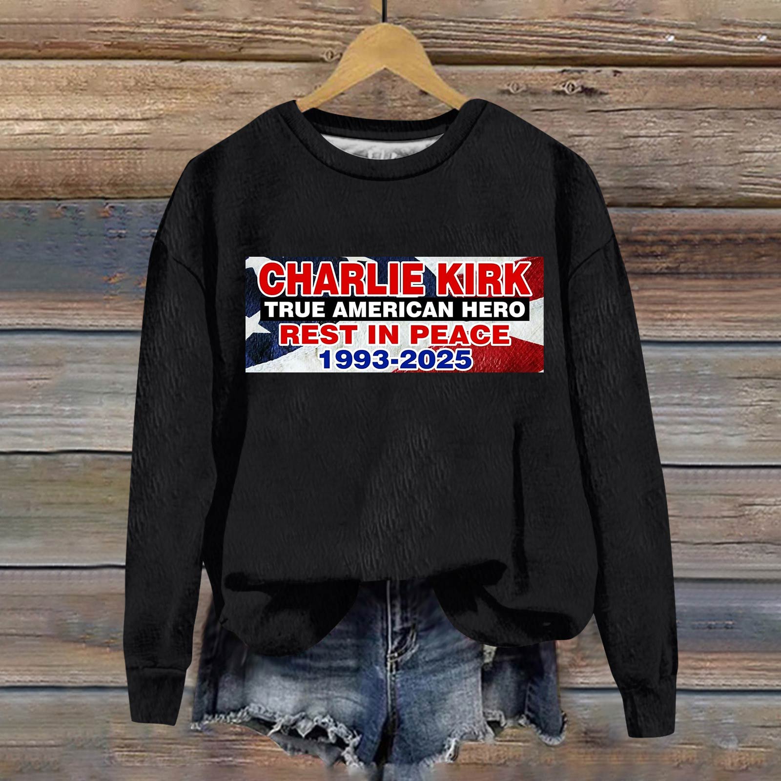 

Женский модный повседневный пуловер с длинным рукавом, принтом и круглым вырезом XL