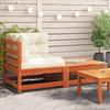 VidaXL Garden Corner Sofa with Cushions and Footrest, Seat with Backrest, Patio Terrace Backyard Furniture 838114