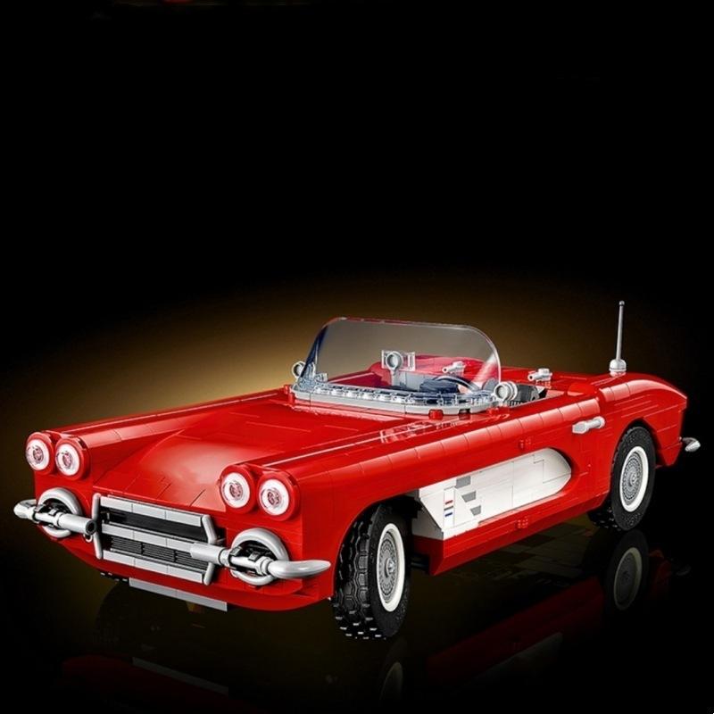Red Chevrolet Corvette Vintage Convertible Classic