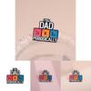 Innovative Playful And Letter Design Pin Badge With Humor Ideal For Gift Dads