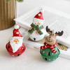 Lovely Iron Christmas Hanging Bell Red Green Bell Cartoon Santa Claus DIY Drop Pendants