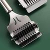 Roller Noodle Cutter, Handheld Stainless Steel Pasta Slicer, Multifunctional Dumpling Wrapper Maker, Kitchen Dough Tool