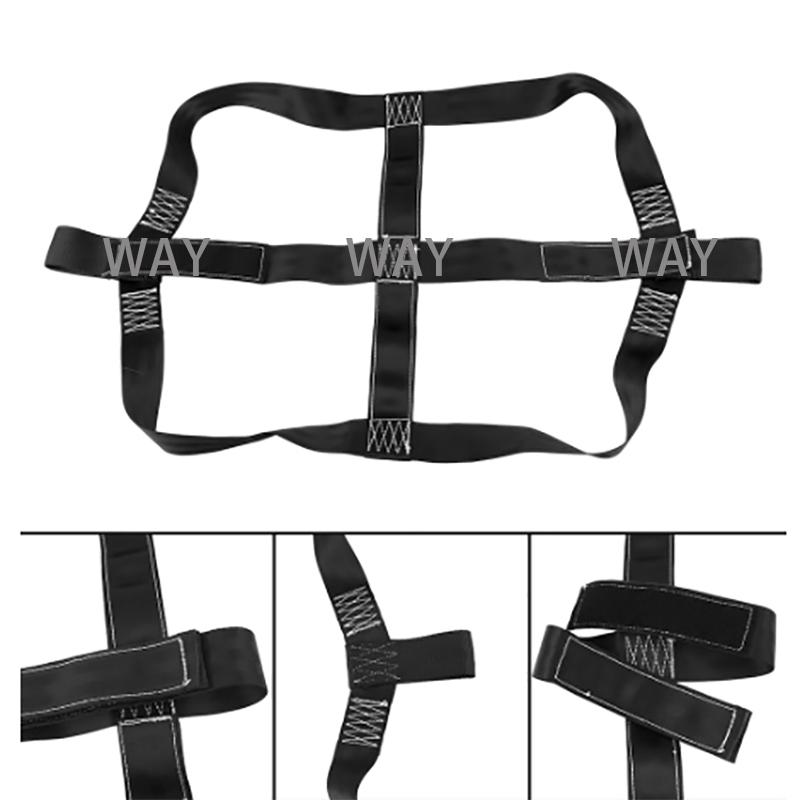 Motorcycle Electric Vehicle Binding Strap Fastening Tire Bundle Rear Wheel Strap Motorcycle Tire Strap Foldable For Easy Storage