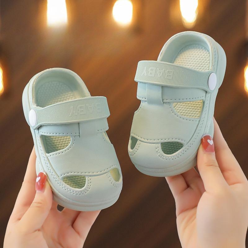 Children's Shoes - Baby Cool Boys' and Girls' Anti-slip Head Cover Shoes and Slippers