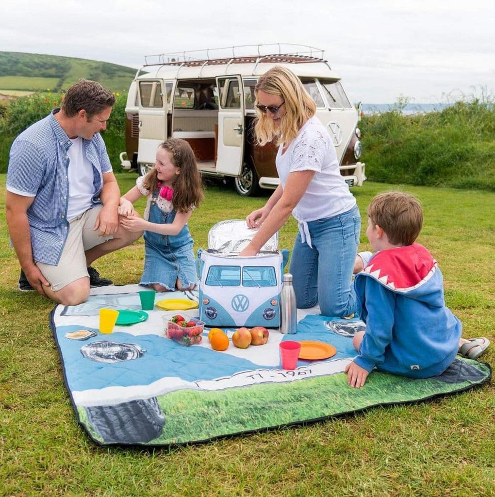 Volkswagen 30L Official Foldable Soft Cooler Box (Blue) [Used]