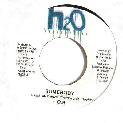 7inch Record T.O.K. - Somebody None H2O Productions 2004 Jamaica Reggae, Ska & Dub Used