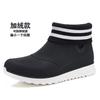 Fashion Rain Shoes Men Wear Non-slip Rain Boots Soft Sole Non-slip Kitchen Rubber Shoes Outdoor Fishing Waterproof Shoes Men