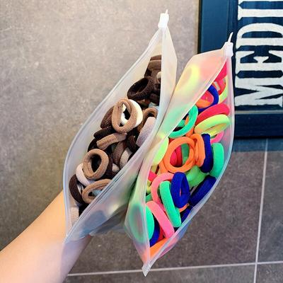 Elastic Hair Bands Colorful Nylon Small Rubber Bands Children 50pcs/bag Girls Ponytail Holders Hair Ties Kids Hair Accessories