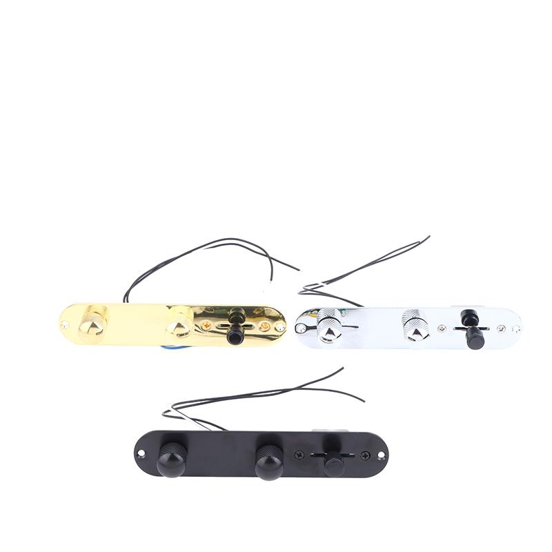 1Pc Way Wired Loaded Prewired Harness 3 Way Switch Knobs Linear Iron Plate Control Circuit Assembly For Tele Guitar Parts