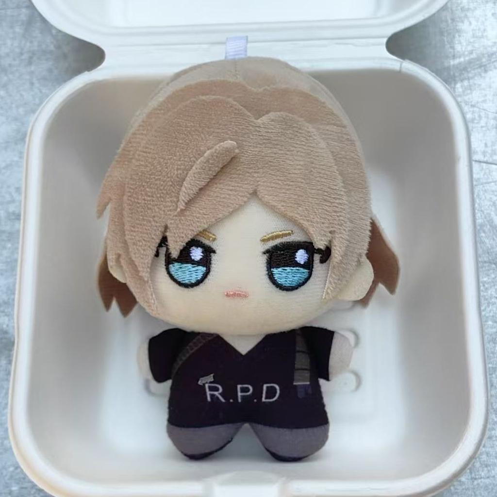 10cm Knuffel Resident 9 Leon Scott Kennedy Pluche Speelgoed Pluche Kwaad9 Leon Poppen Rugzak Decoratieve Hangers Verjaardagscadeau