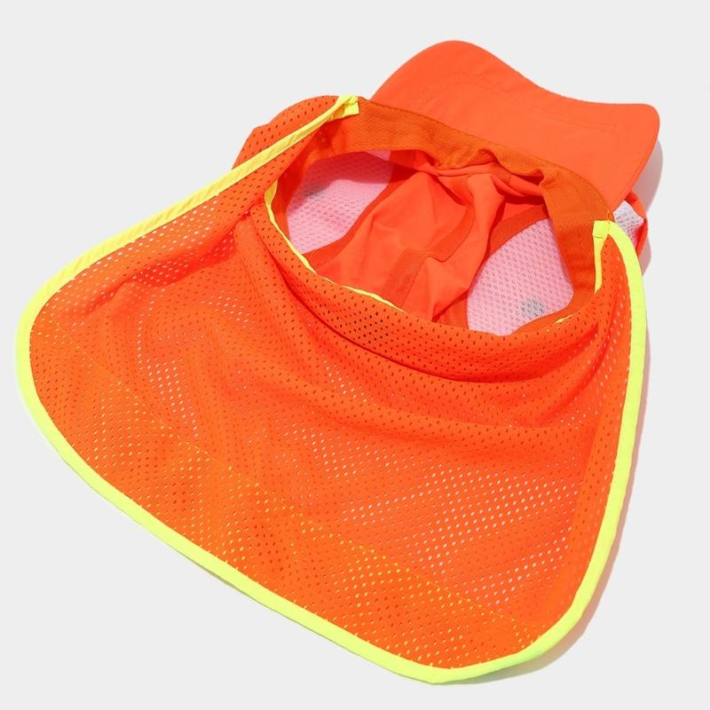Breathable Mesh Fisherman Hat For Daily Use Low Light Conditions High Visibility Reflective Hat For Outdoor Worker