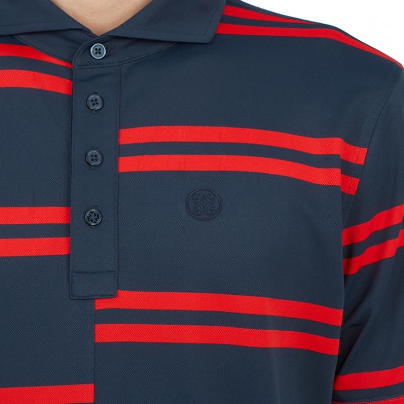 Tricou bărbătesc Galleria G Fore Pore Golfwear cu guler și mânecă scurtă G4mS23k182 TwlT