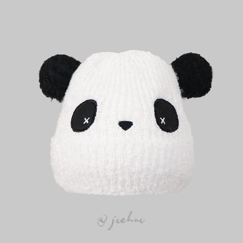 Middle child hat cute super cute boys pullover ear hat autumn and winter warm girls knitted chenille hat