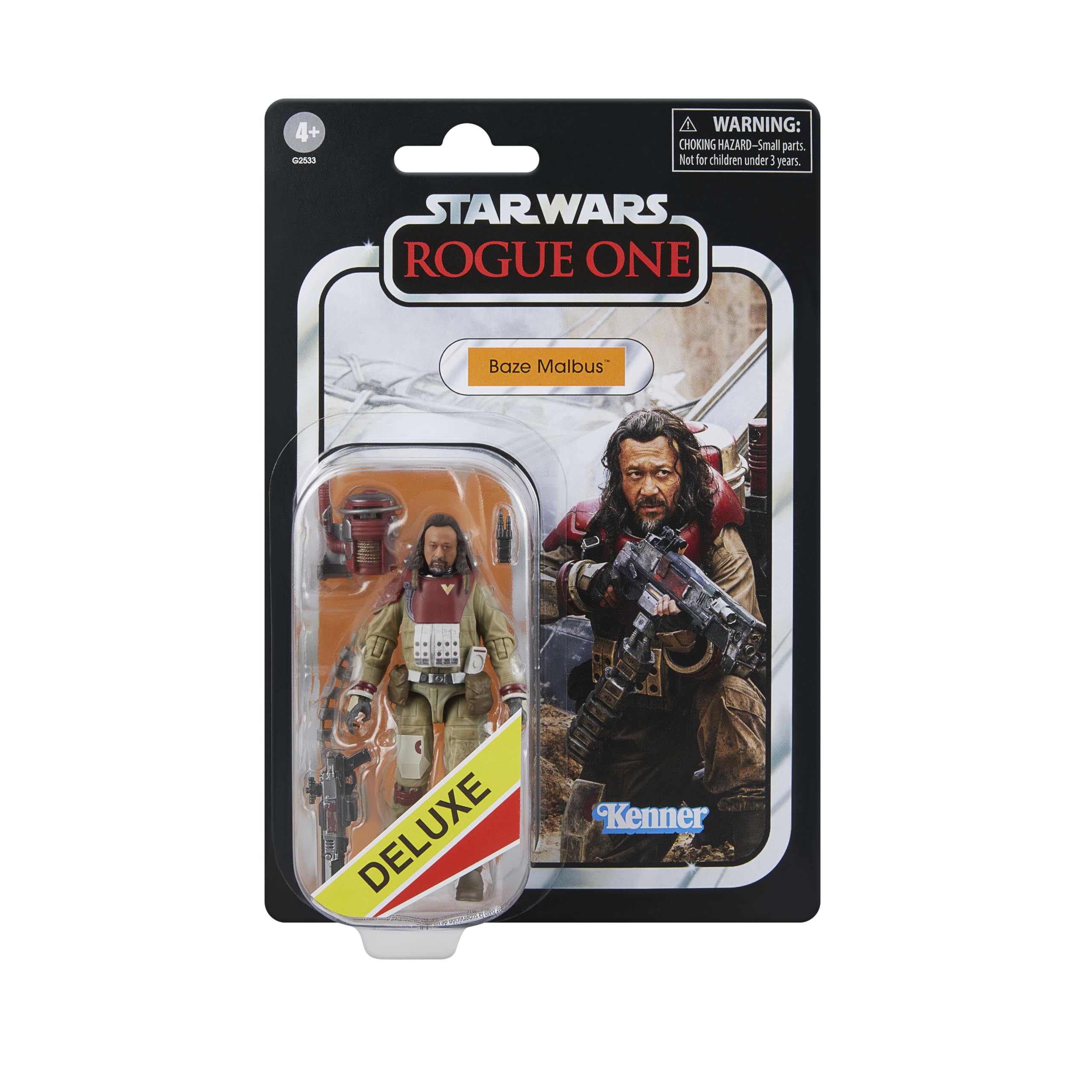Hasbro STAR WARS Vintage Collection Baze A Star Wars Premium Deluxe cm Collectible Action Figure G2533 Malbus,  Rogue One Story  9.5 (Authentic)