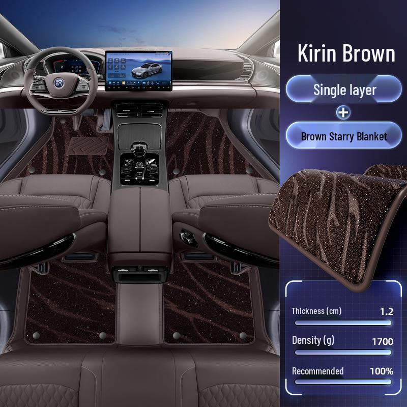 Full Coverage Floor Mats for BYD Han: Interior & Trunk Decorative Accessories