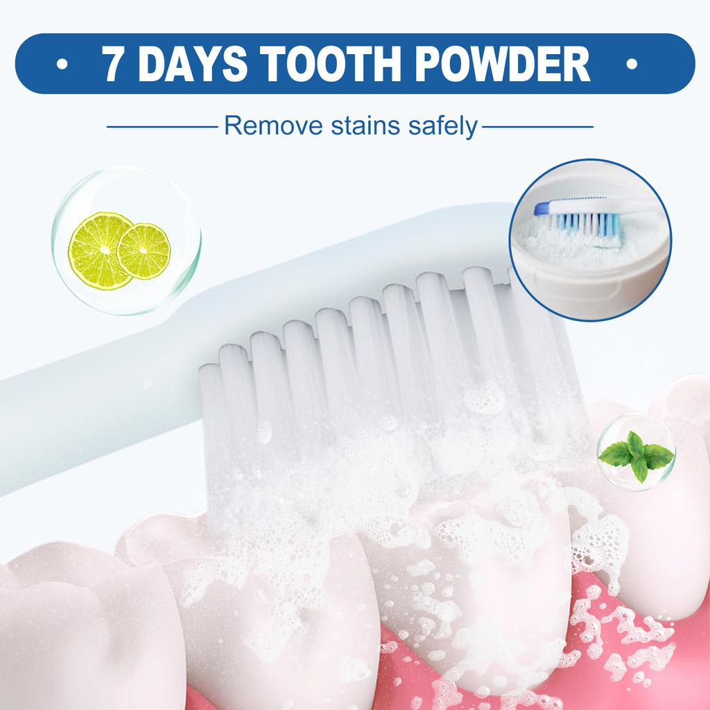 Pearl Brightness Hypoallergenic Tooth Powder Polishes Stains For A Healthier Smile Whitening Oral
