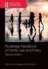 Kniha Routledge Handbook of Family Law and Policy
