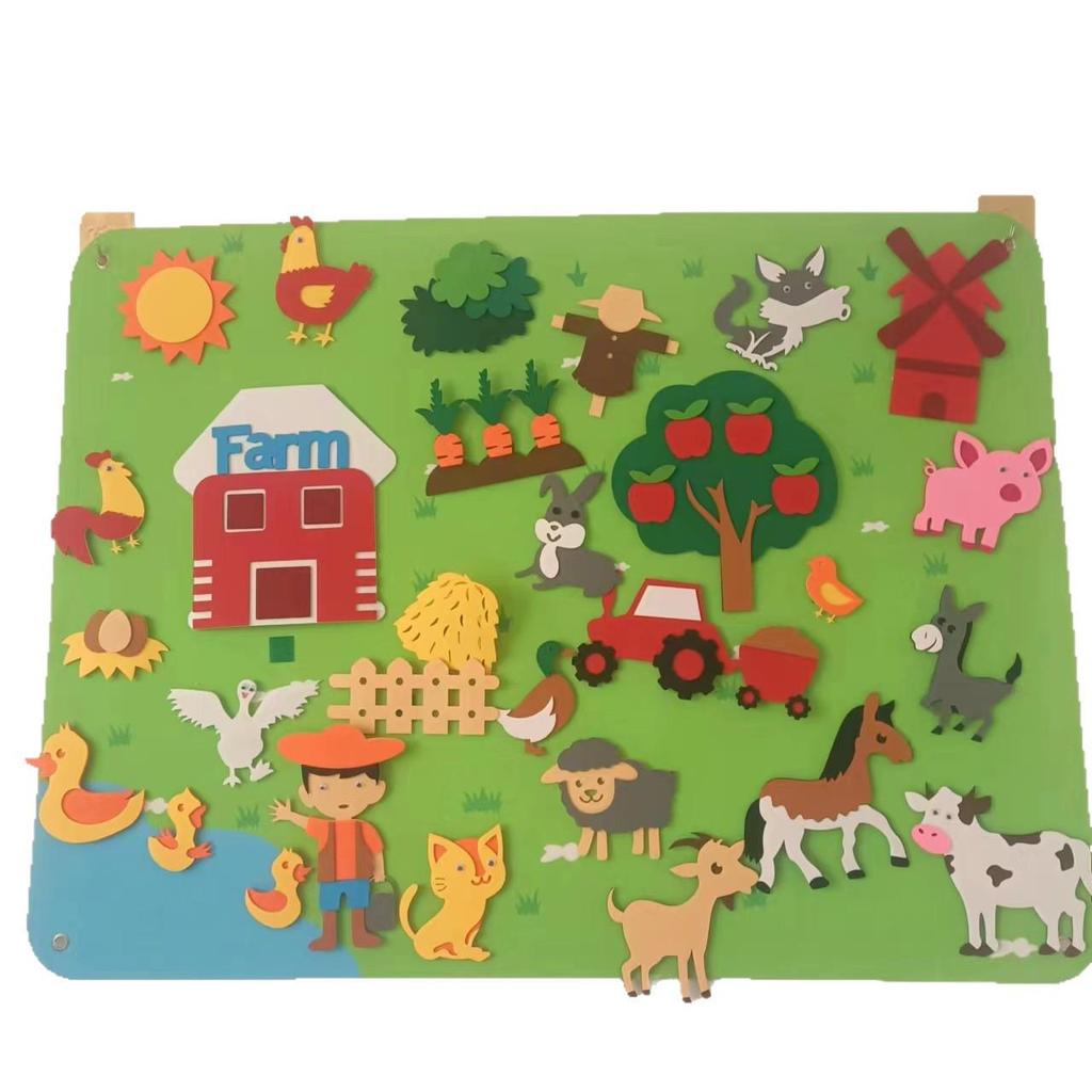 3D Felt Story Educational Board for Toddlers