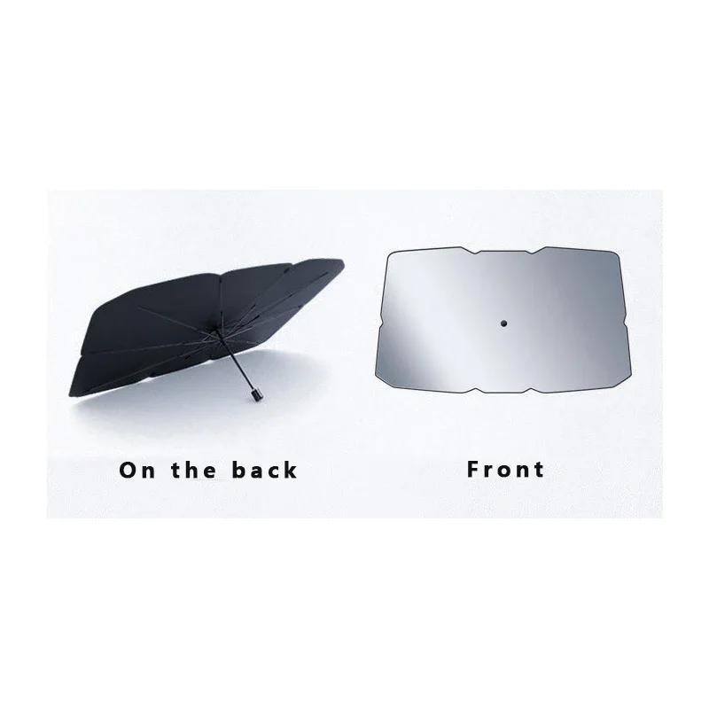 Car Parasol Car Front Windshield Visor Sunshade Car with Sun Block Folding Sunscreen Sunshade