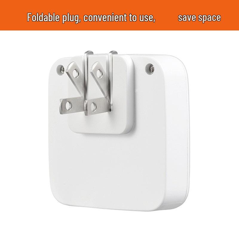 EU Standard Stepless Dimming Sensor Plug-In Night Light with Wake-Up and Feeding Modes