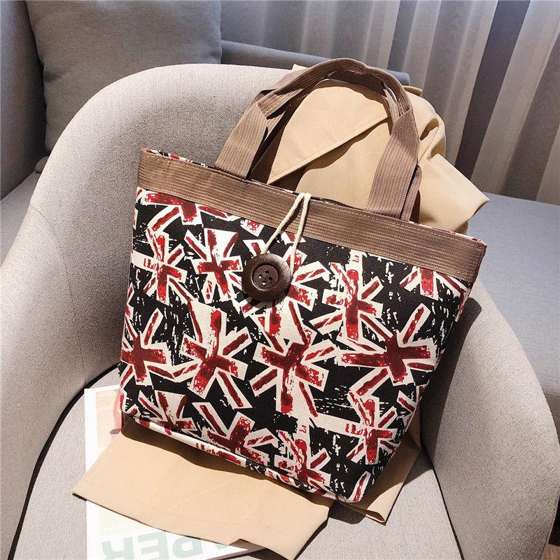 Ethnic Style Women's Large Capacity Canvas Tote Bag