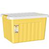 42L Striped Storage Box with Wheels