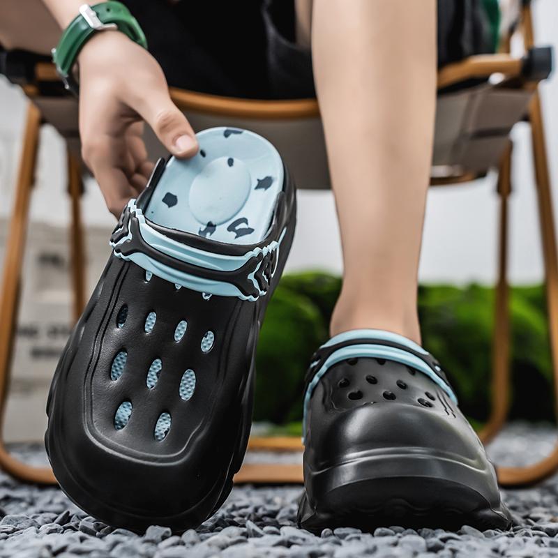 Fashion White Platform Sandals Men Street Comfortable Designer Women's Slippers Trend Outdoor Soft Non-slip Men's Beach Sandals