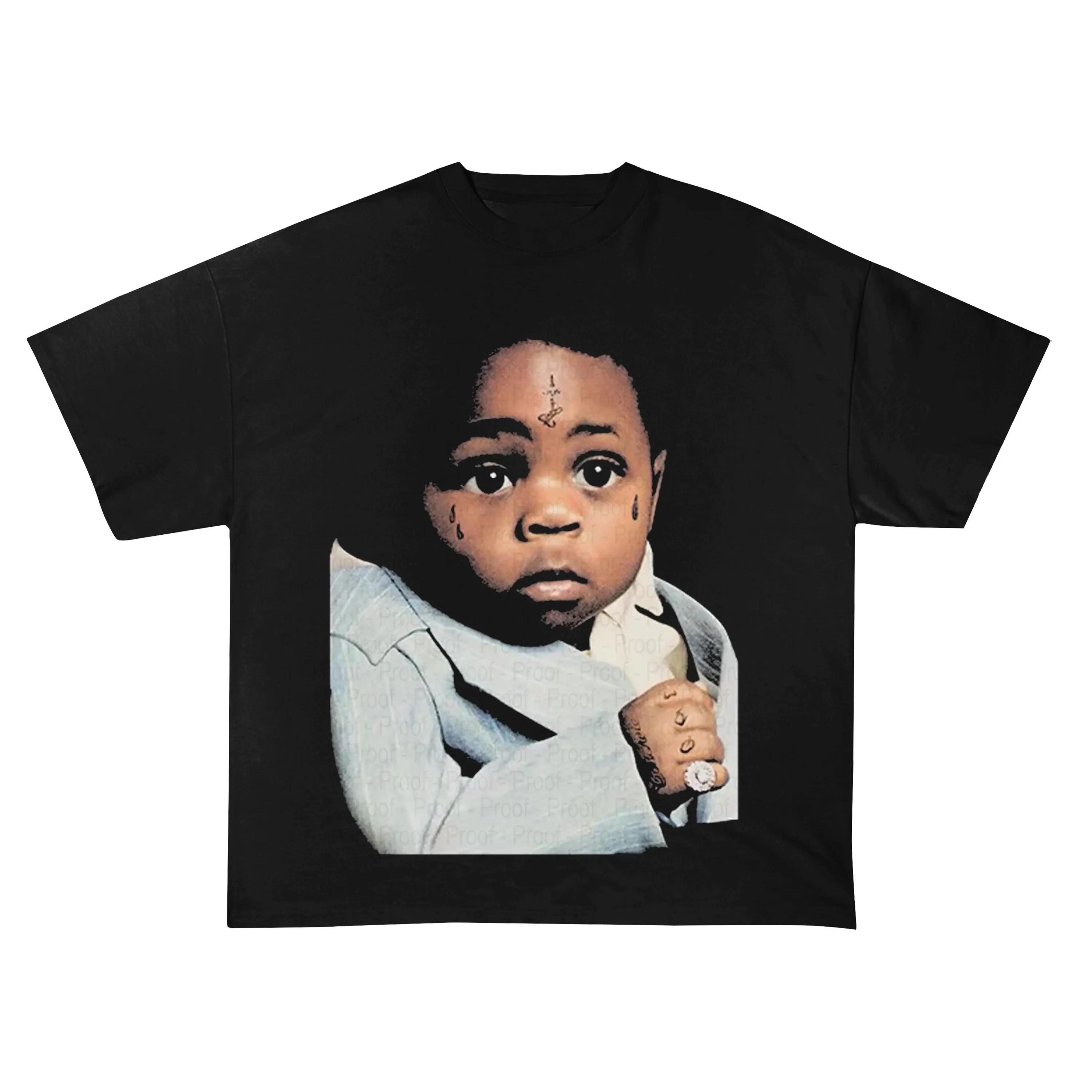 

Lil Wayne Tha Carter III Tshirt unisex Lil Wayne baby Tshirt Heavyweight pure cotton allseason streetwear harajuku shirts 4XL