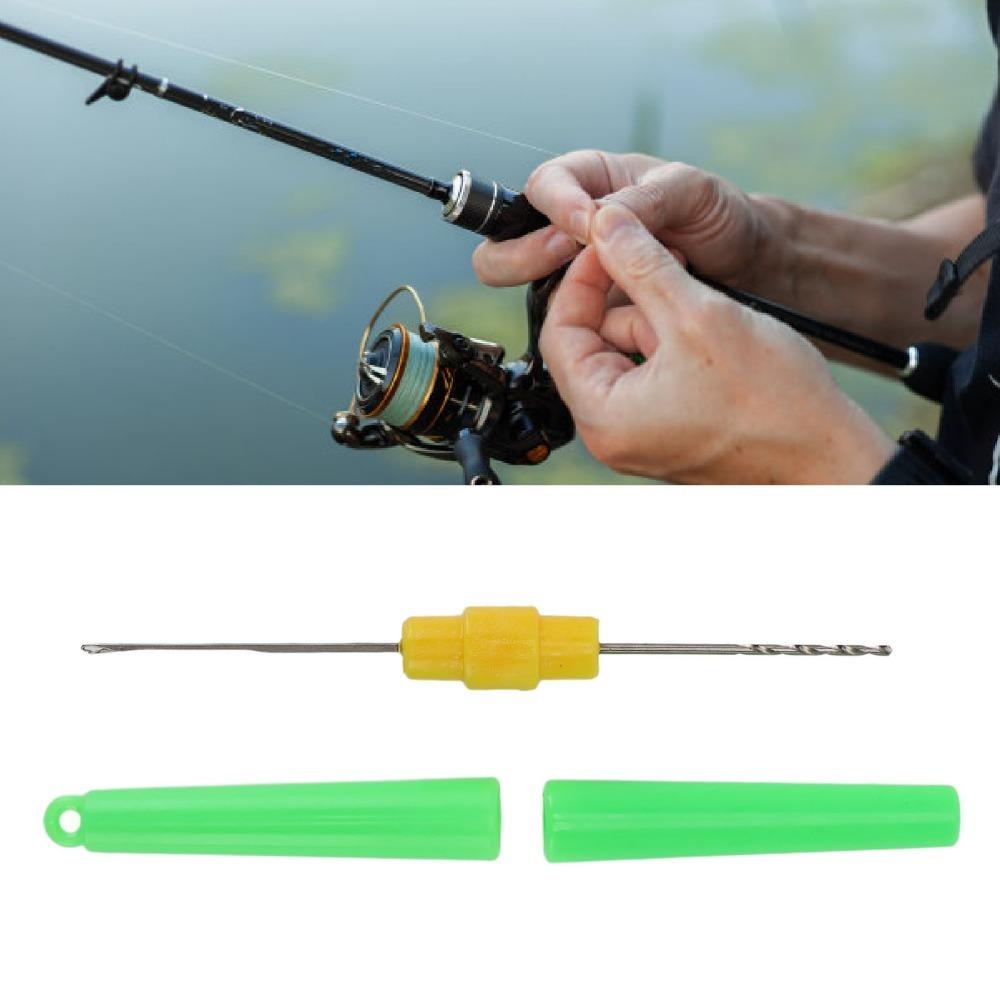 Double End Fishing Bait Needle ABS High Carbon Steel Fishing Rig Needle for Outdoor Fishing