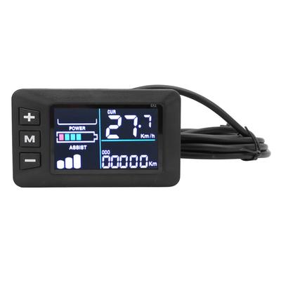 Electric Bike Color LCD Display 6 Pin Heat Resistant Bike Display Meter Control Panel for