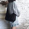 Large capacity women's bag 2020 new trendy casual versatile ins shoulder crossbody black sports nylon canvas bag